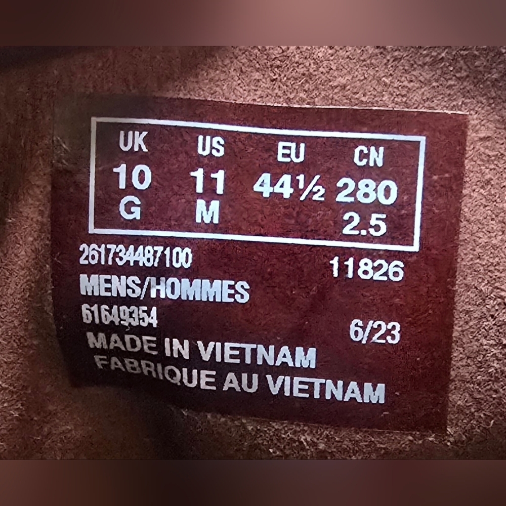 CLARKS CLARKHILL HI Dark Brown Boots Mems Size 10 26173448 - Picture 10 of 10